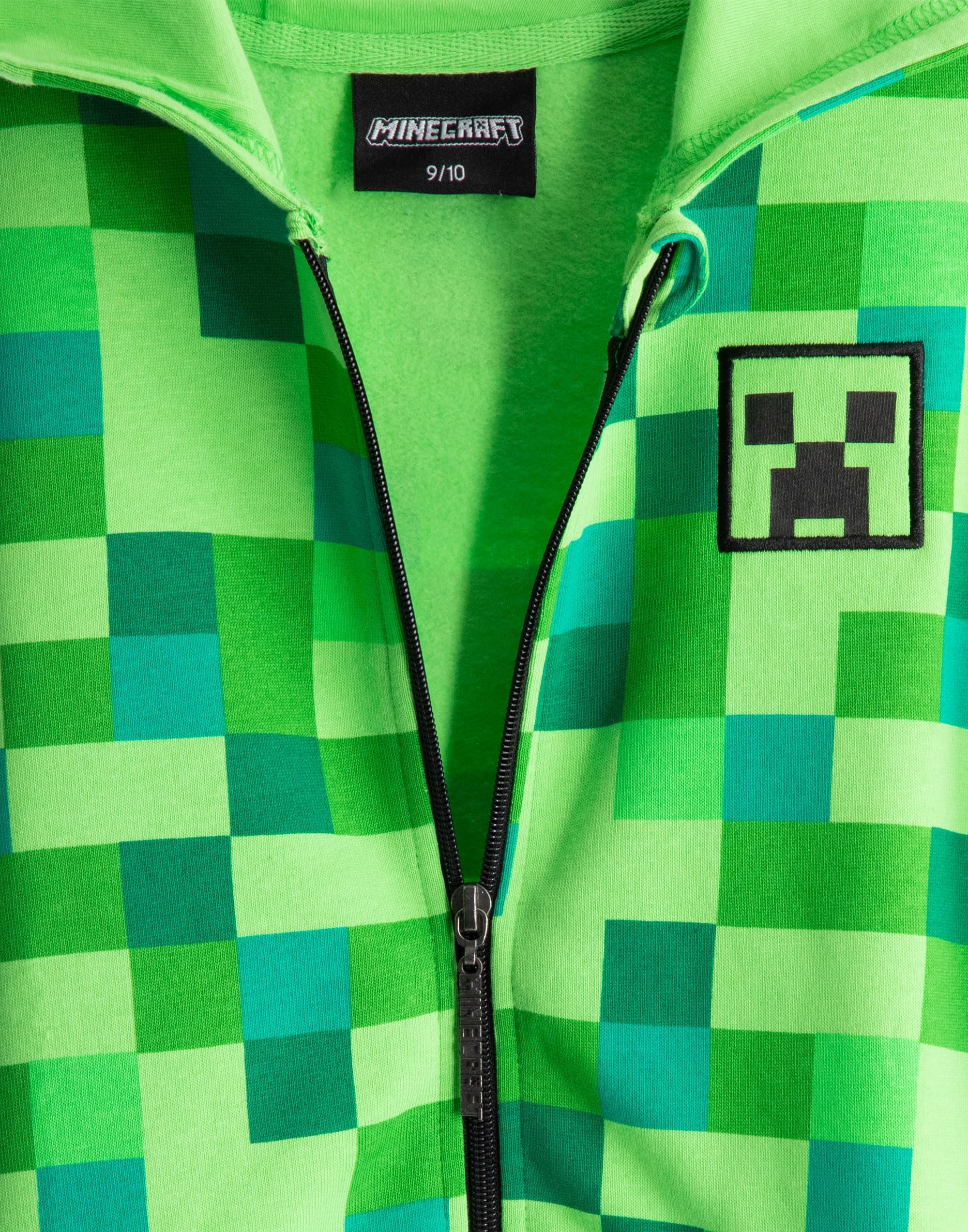Minecraft de Boy niños con Capucha Oficial de la Enredadera