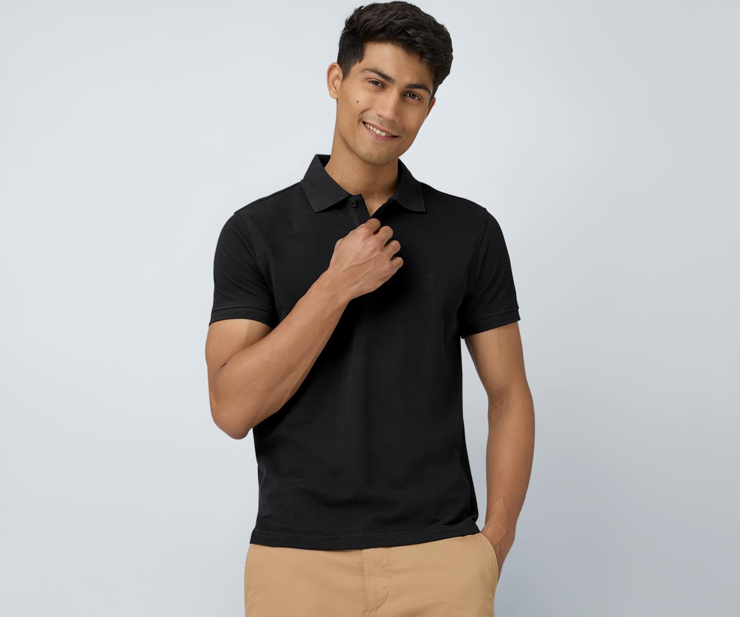 XYXX Men's Nova 100% Combed Cotton Regular Fit Polo T-Shirt