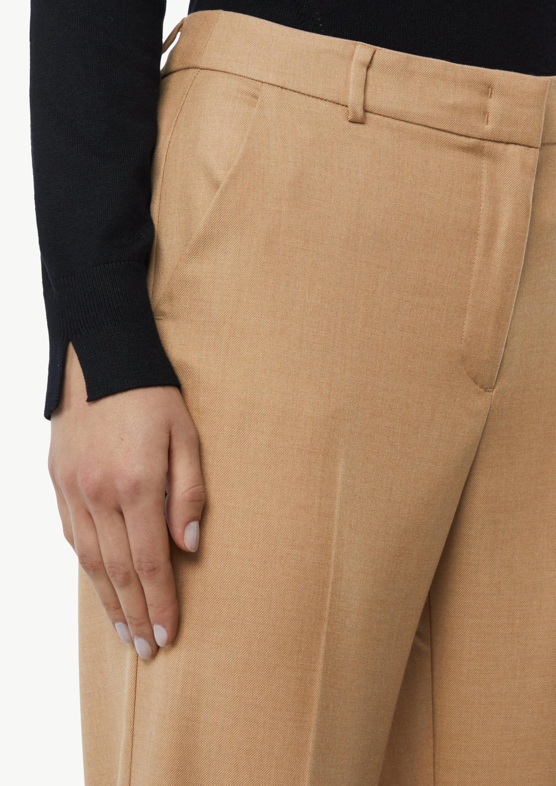 COMMA Business-Hose mit Straight Leg und Twillstruktur