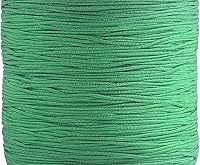 Vista 108 de KONMAY 1 rollo de cuerda de nailon para hacer pulseras de 150 yardas, trenzado de nailon Shamballa Macramé/cordón de cuentas de 0.4mm, cordón