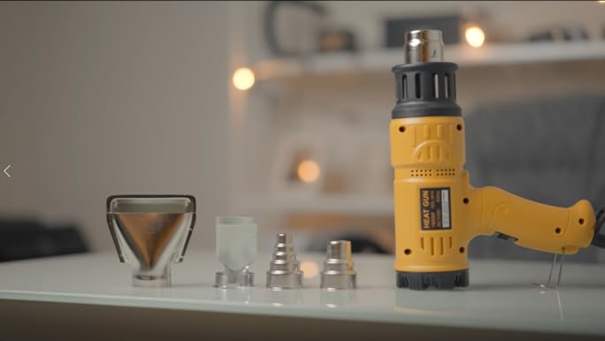 SEEKONE Heat Gun 1800W 122℉-1202℉（50℃- 650℃）Fast Heating