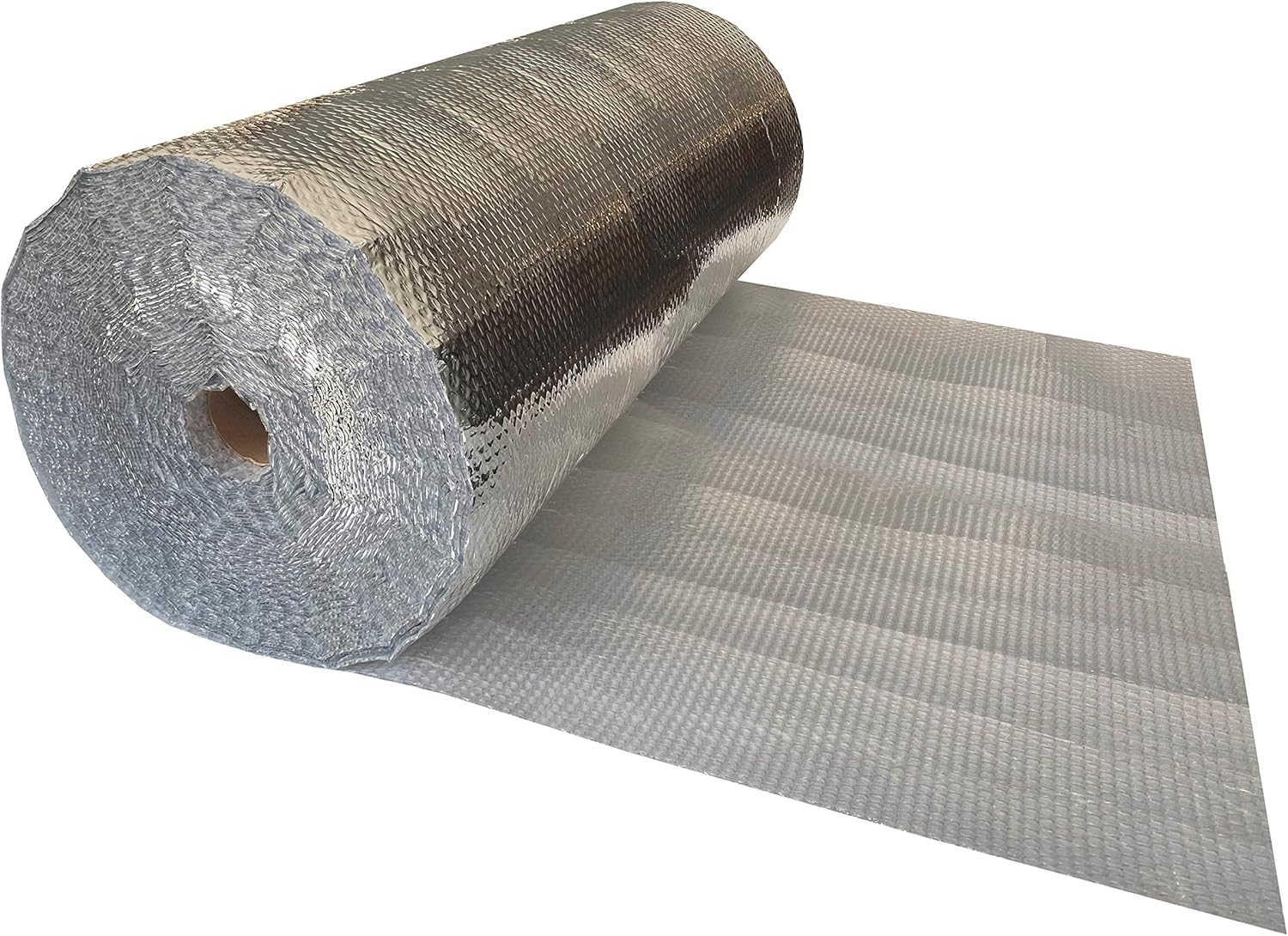 usa reflective insulation bubble roll, 48" width x 125' length, bubble pack, colder climates, one-sided thermal bubble roll, radiant barrier bubble wrap 48" x 125'