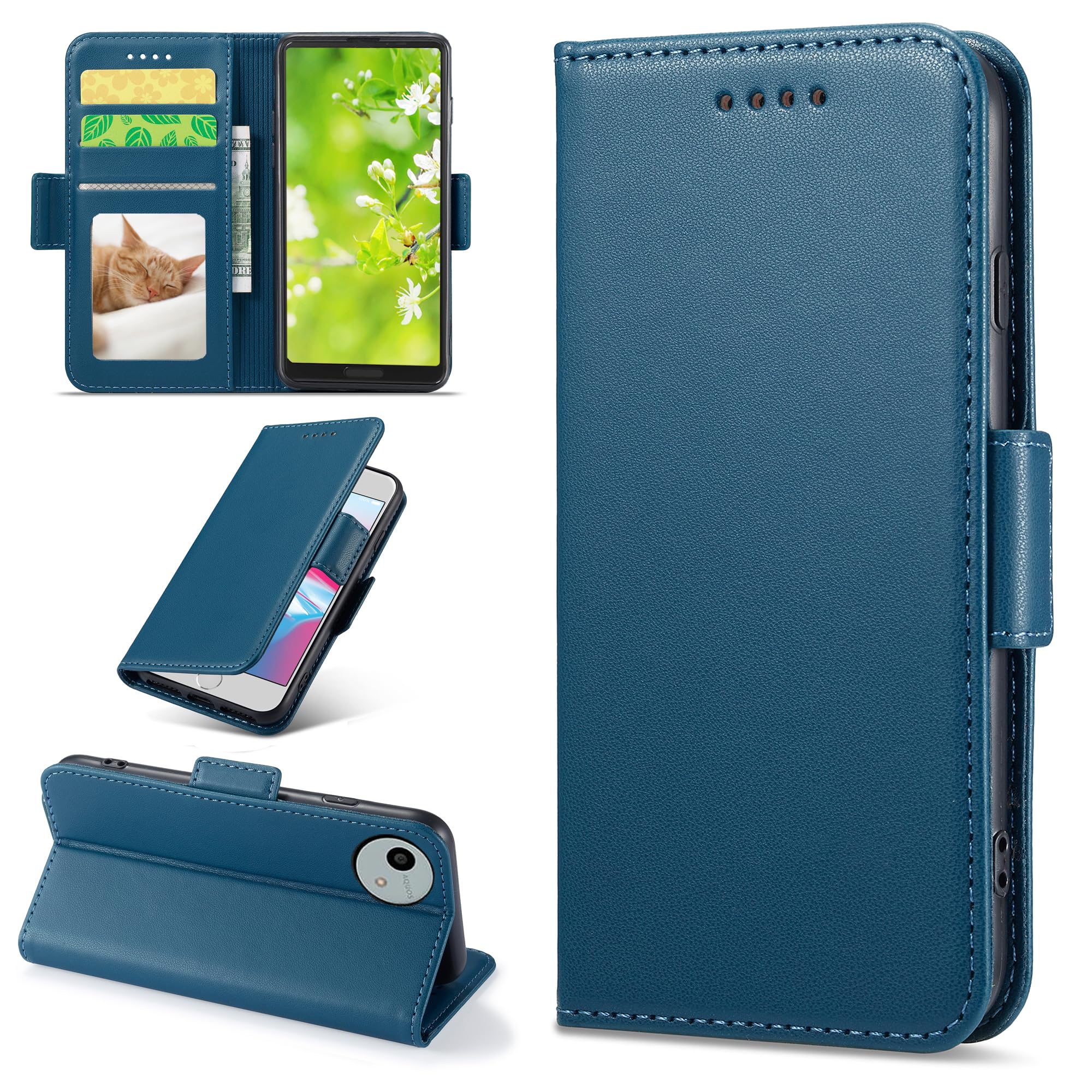 SHARP AQUOS wish 4 SH-52E ブルー