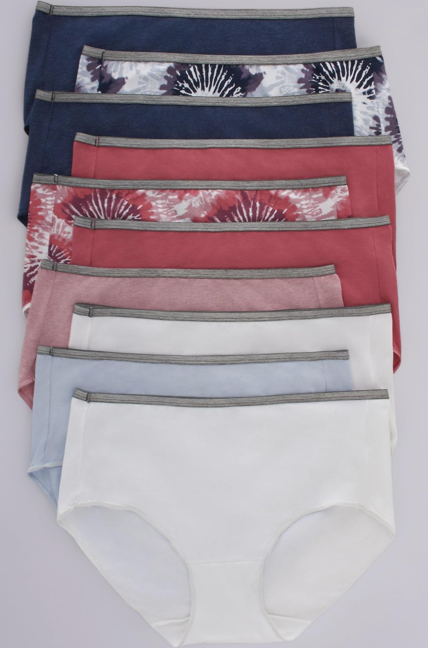 Hanes Womens Breathable Cotton Stretch Brief 10-Pack