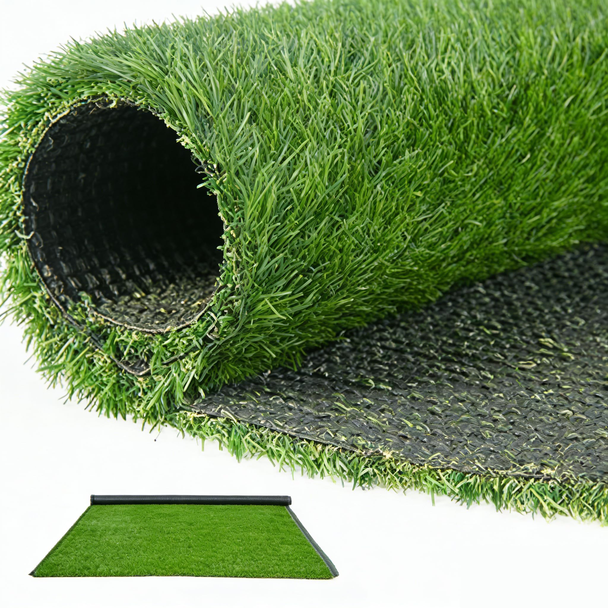 uyoyous Gazon artificiel de 30 mm pour extérieur, balcon, 200 x 300 cm, tapis de simulation de qualité supérieure, pelouse en rouleau, pelouse de jardin pour balcon, cour, terrain de football, mariage