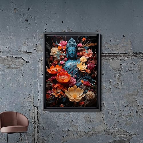 Miniatura 4 de Yoga Wall Decor, Yoga Wall Art, Buda Canvas Art, Buda Decor, Buda Canvas Print, Luxury Framed Wall Decor, Wall Art, Art Decor