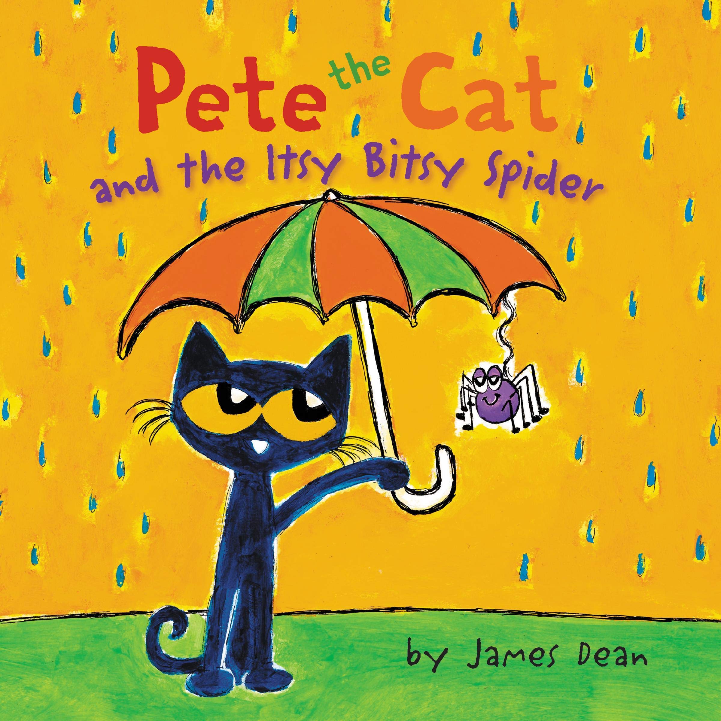 Cover art for Pete the Cat and the Itsy Bitsy Spider