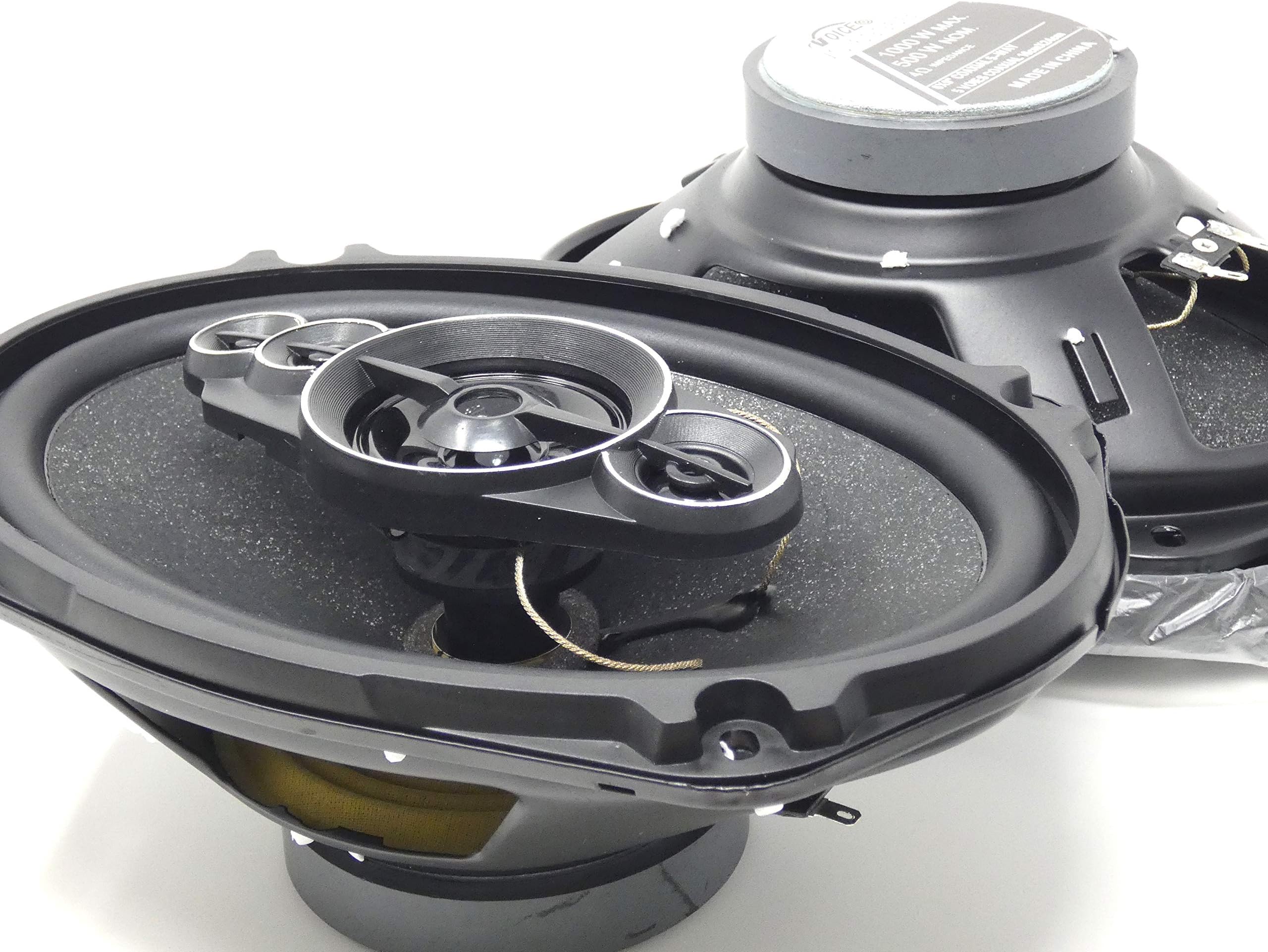 Car Speakers 6x9 5 Way 1000W 6"x 9" Speaker Coaxial Full Range Car Speaker (Pack of 2)