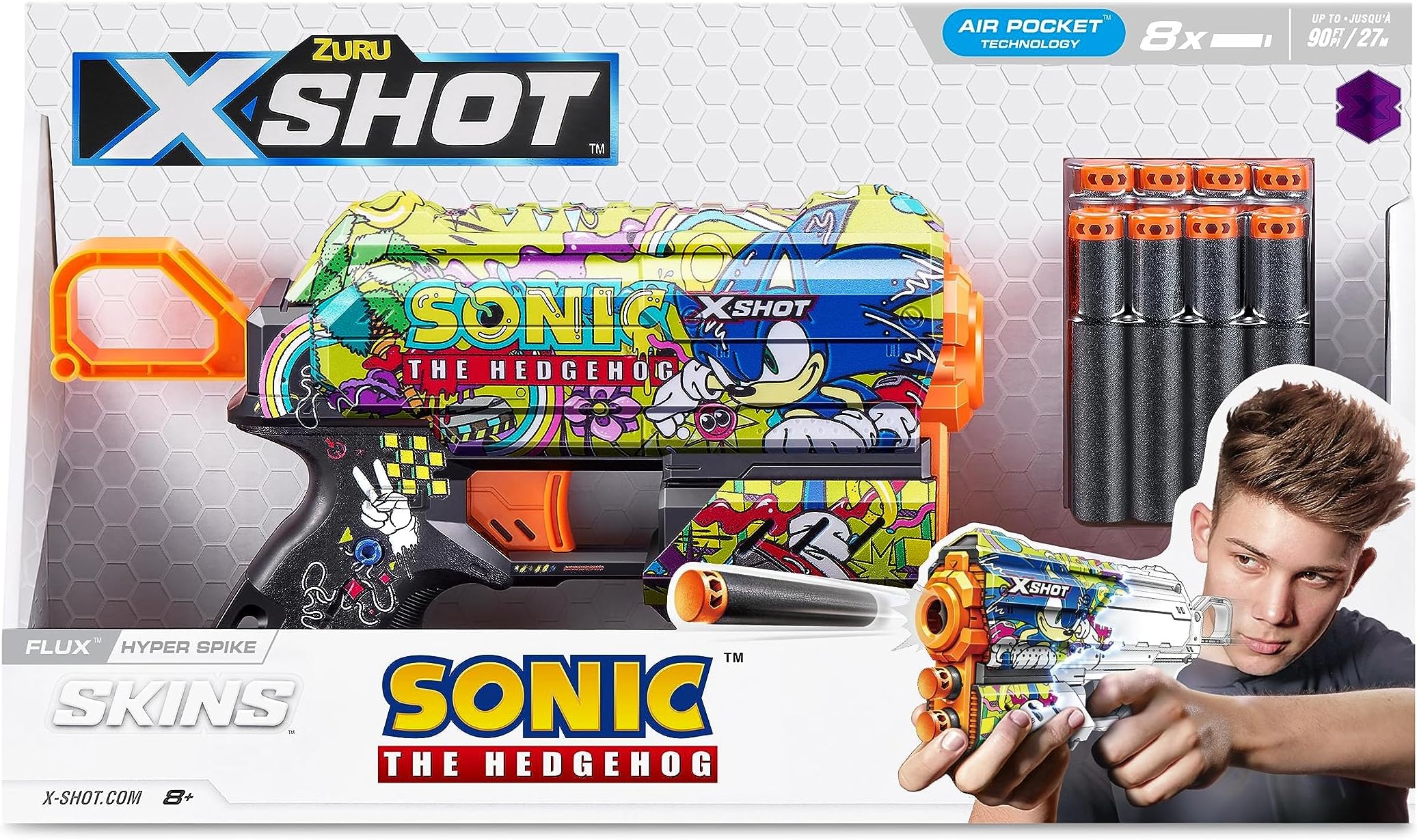 XSHOT Skins Flux Sonic (S1) (8Darts)_Hyper Spike