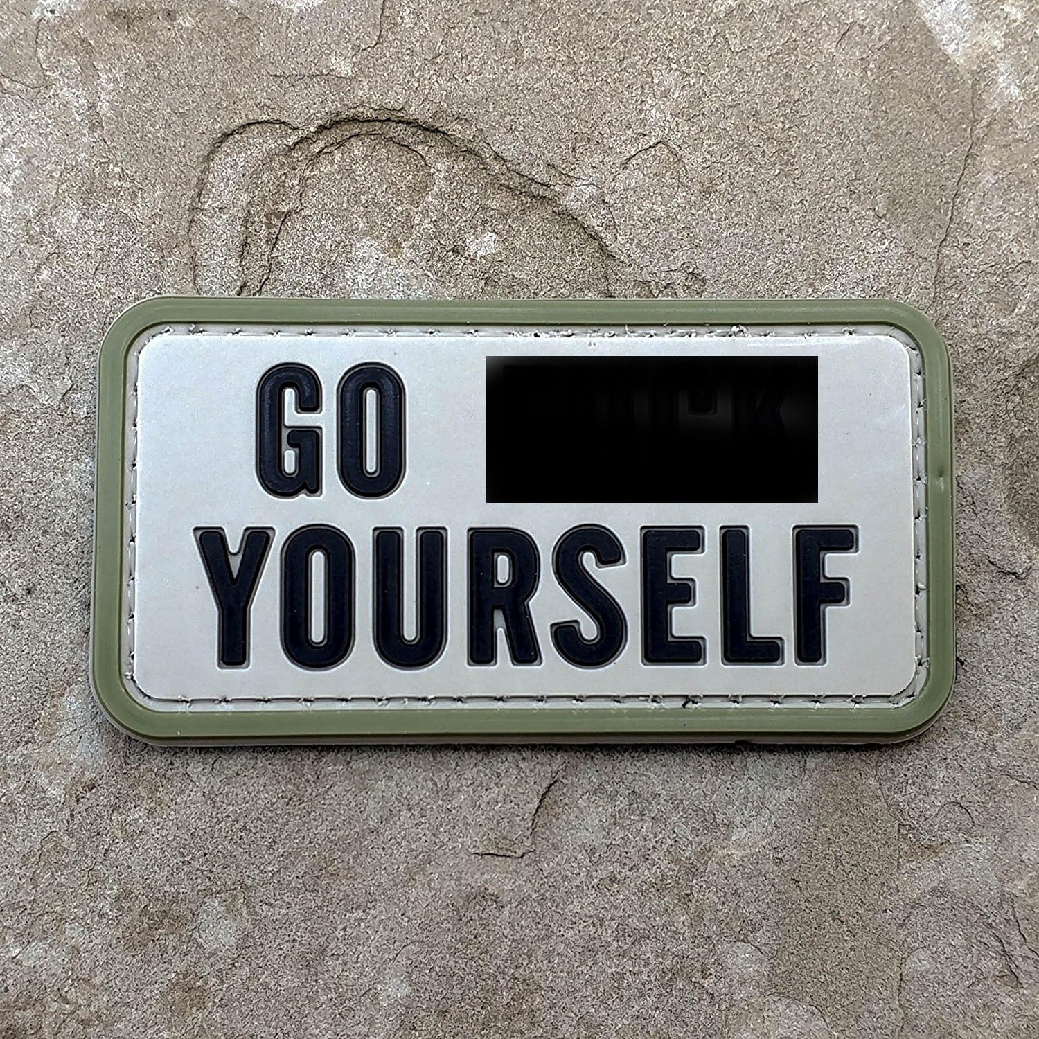 NEO Tactical Gear Go FCK Yourself PVC Morale Patch, Hook Backed Morale Patch