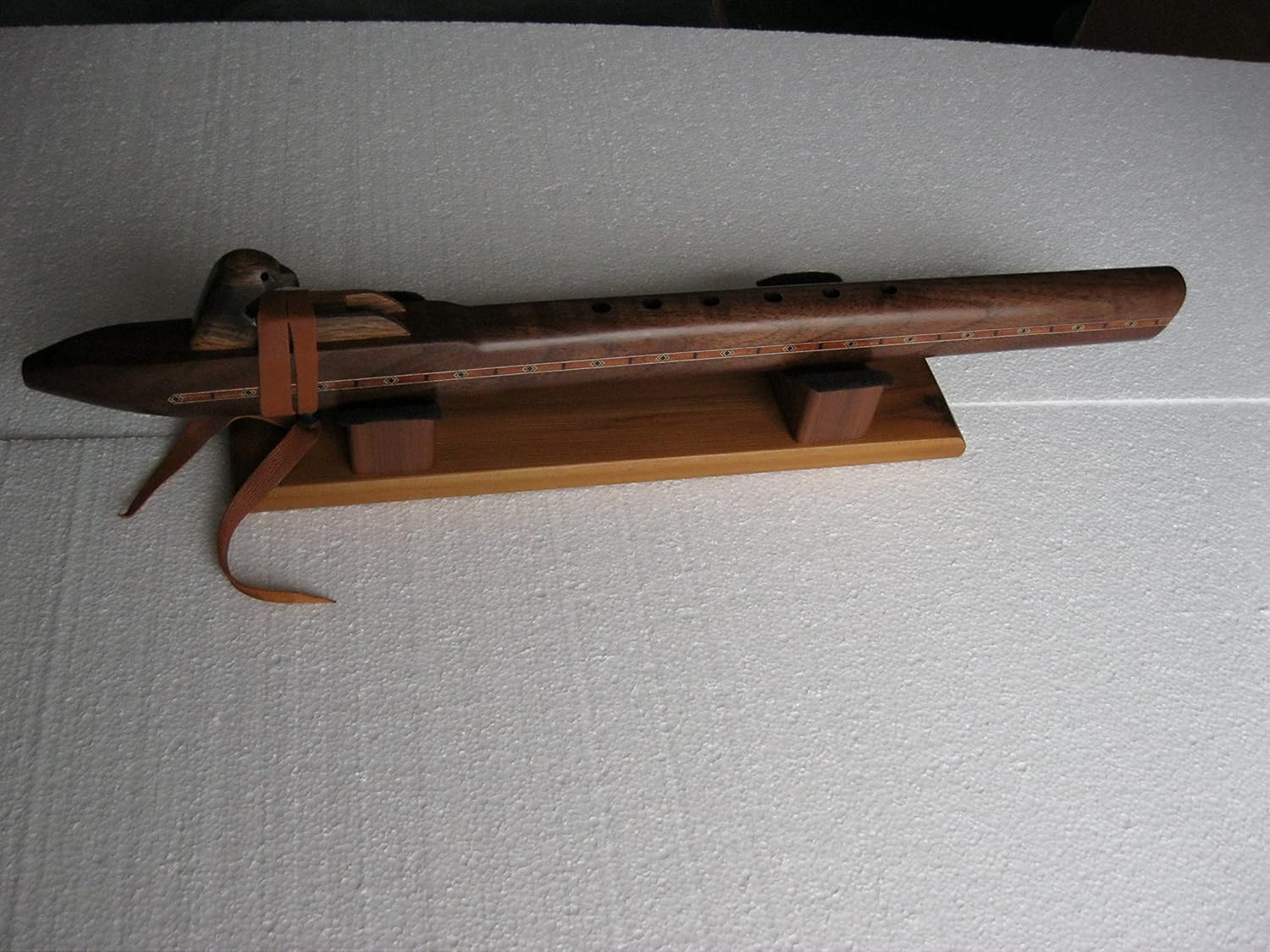 Native American Flute - Solid Walnut Wood - Key of Low D - Hand Made