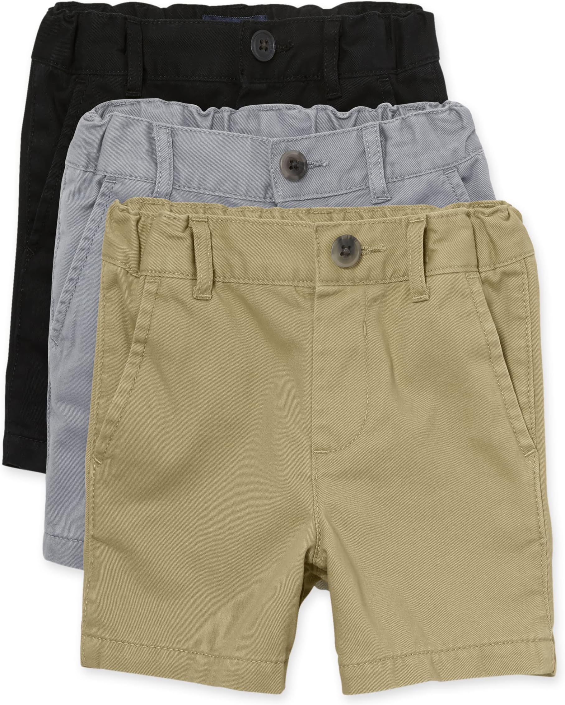 The Children's Place Baby Boys' and Toddler Stretch Chino Shorts