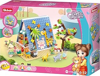 قطع بناء سلومبان للبنات من كامب جيرلز - 341 قطعة، بلاستيك
