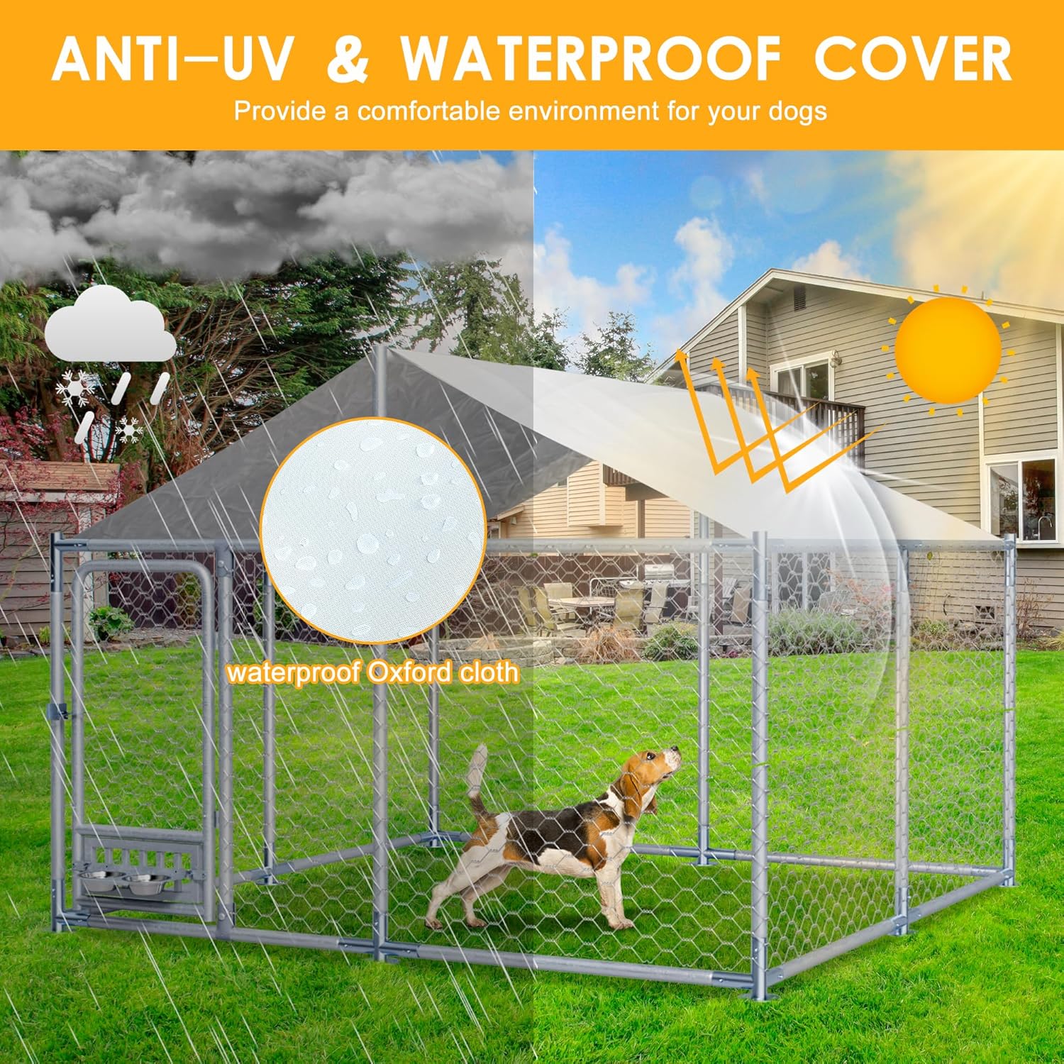 Ultimate Outdoor Dog Kennel: Reviews of the 7.5x7.5 FT Heavy Duty Enclosure with Roof