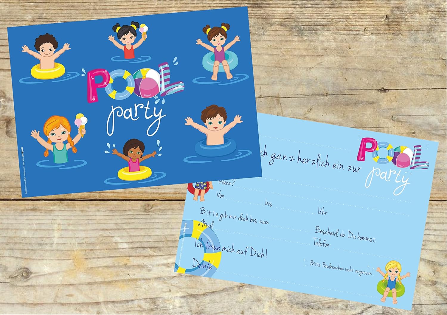 Artup De Lot De 12 Cartes D Invitation Pour Fete A La Piscine Anniversaire D Enfant Piscine Hall Piscine En Plein Air Invitations D Anniversaire Invitations Pour Enfants Garcons Filles Amazon Fr Cuisine Et Maison