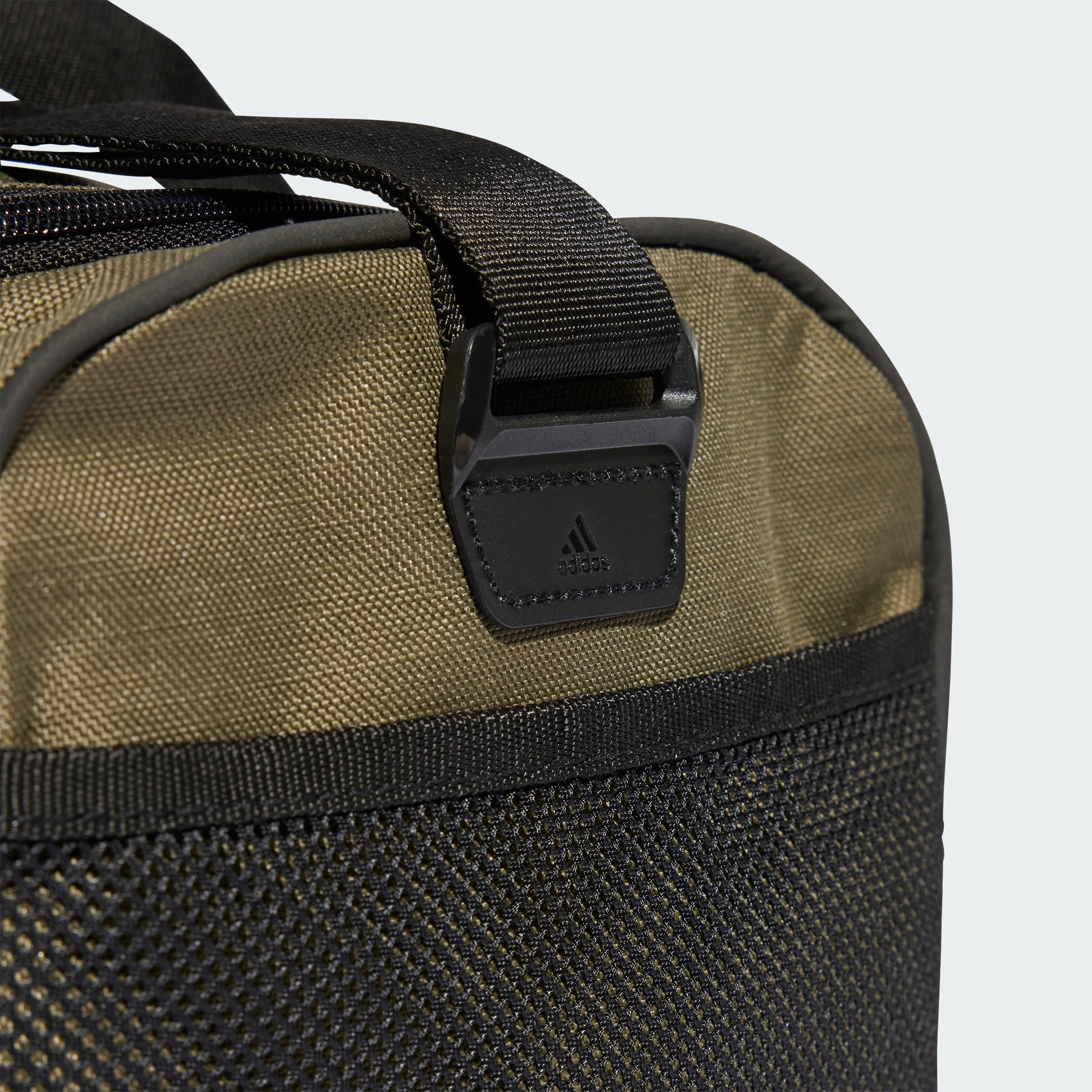 adidas Unisex Essentials Duffel Bag, Olive Strata/Black/White, S – Ansicht 5