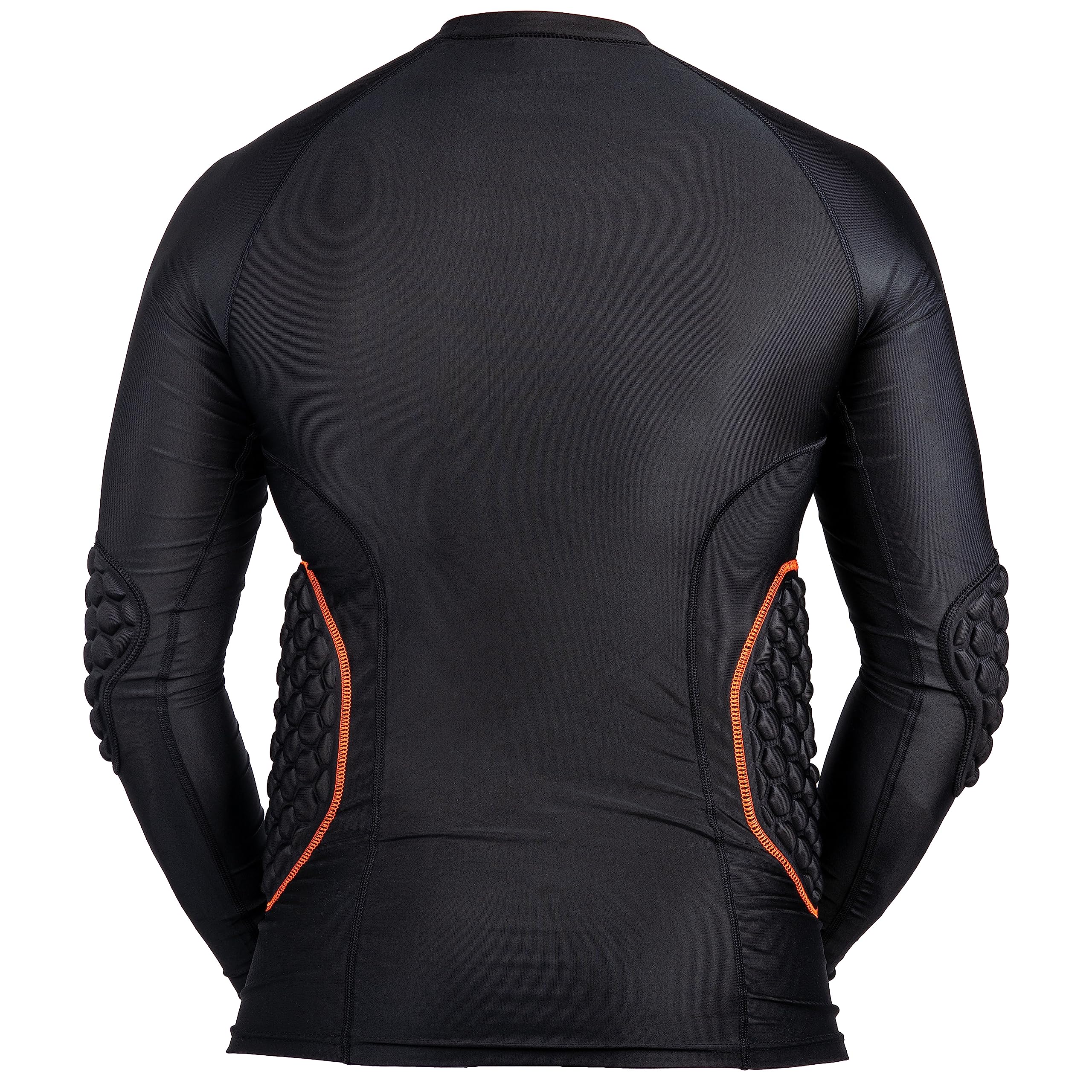 CATCH & KEEP Torwart Protectionshirt lang gepolstert - Fußball/Sport Protection Shirt mit Kompressionsfunktion und atmungsaktivem Material