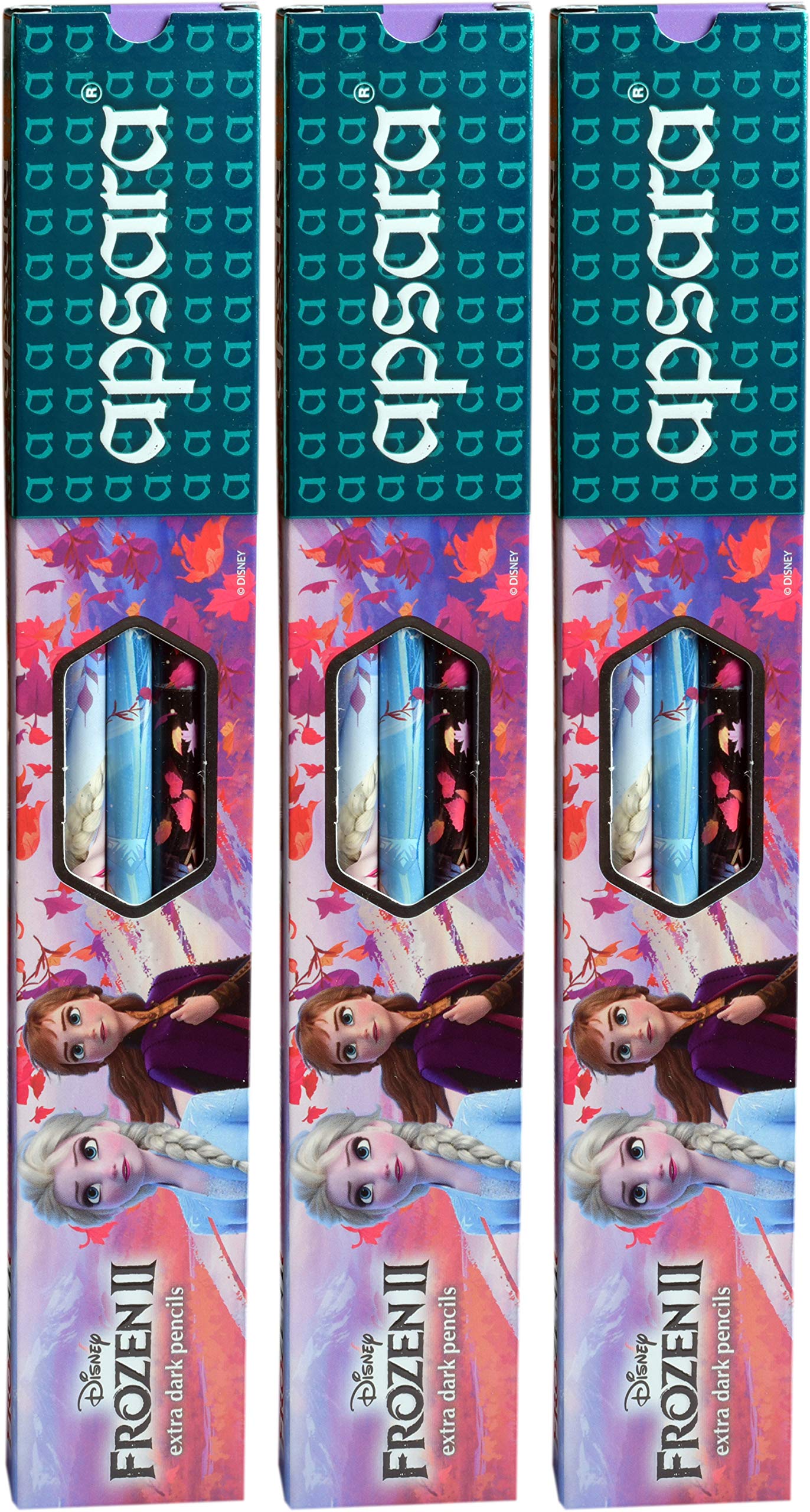 hpc creationsApsara Frozen 11 Comic Extra Dark Pencils with Eraser & Sharpener Set of 30 Pcs.