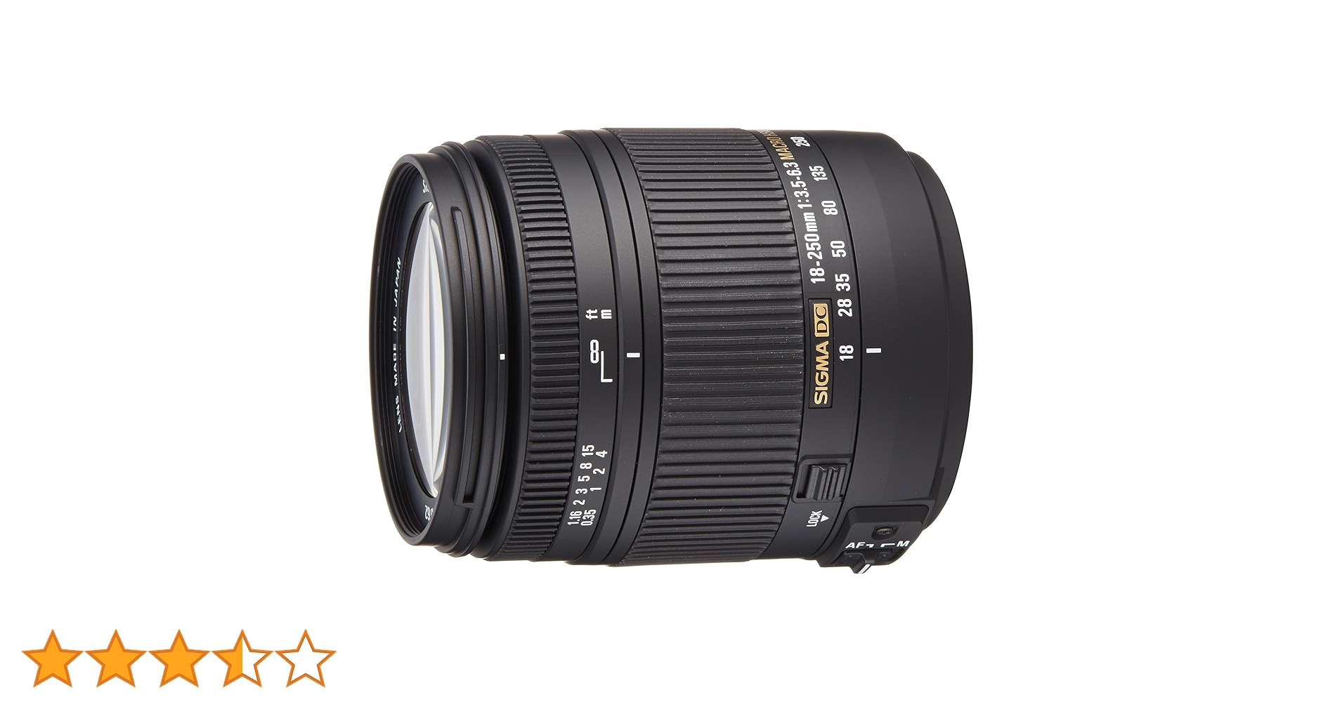 Amazon.co.jp: Sigma 18-250mm f3.5-6.3 DC MACRO OS HSMレンズ (認定