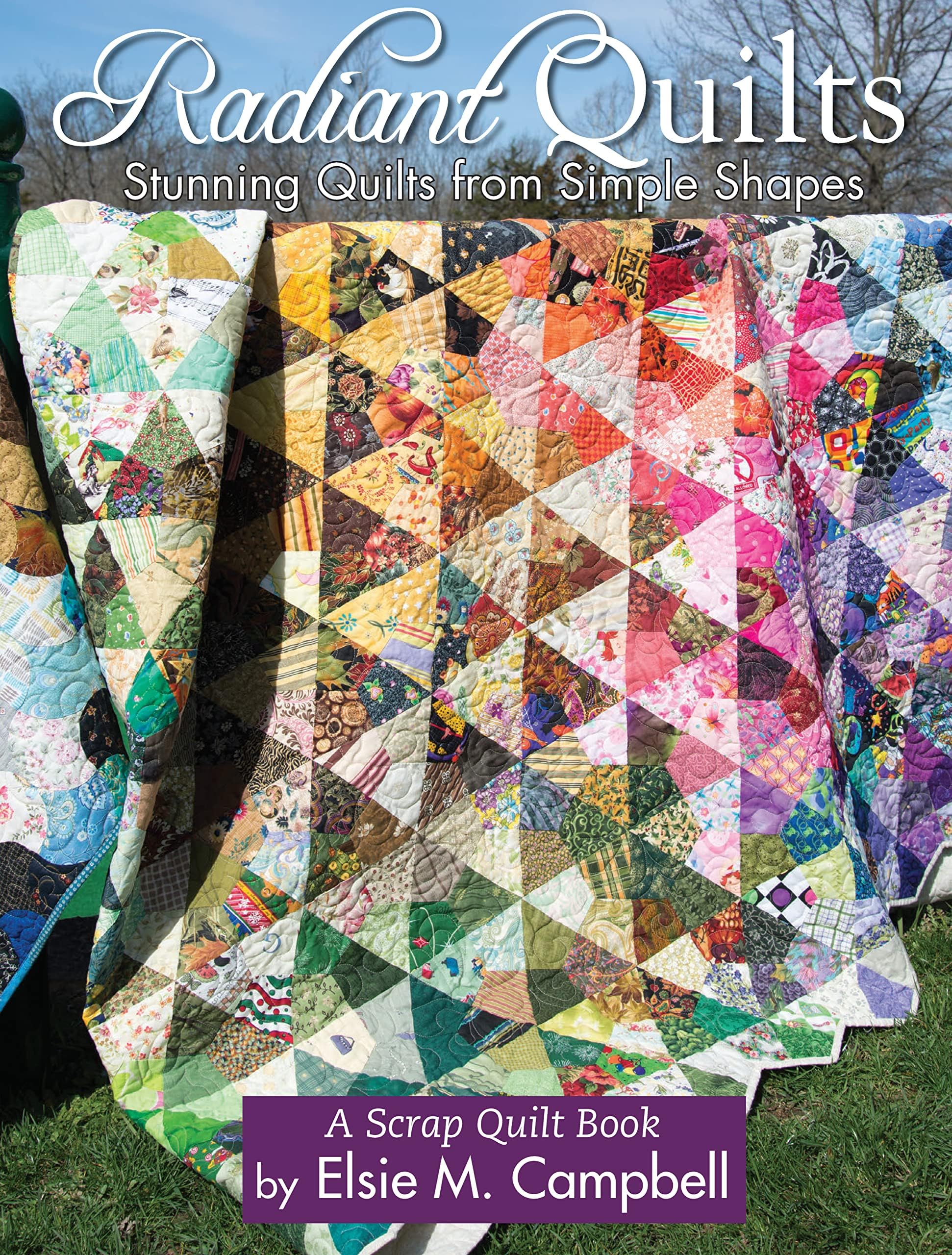 Radiant Quilts: Stunning Quilts from Simple Shapes: A Scrap Quilt Book (Landauer Publishing) 9 Step-by-Step Projects, Full-Size Templates, Tips, Tools, & Techniques with How-To Photos Paperback โ October 10, 2017
