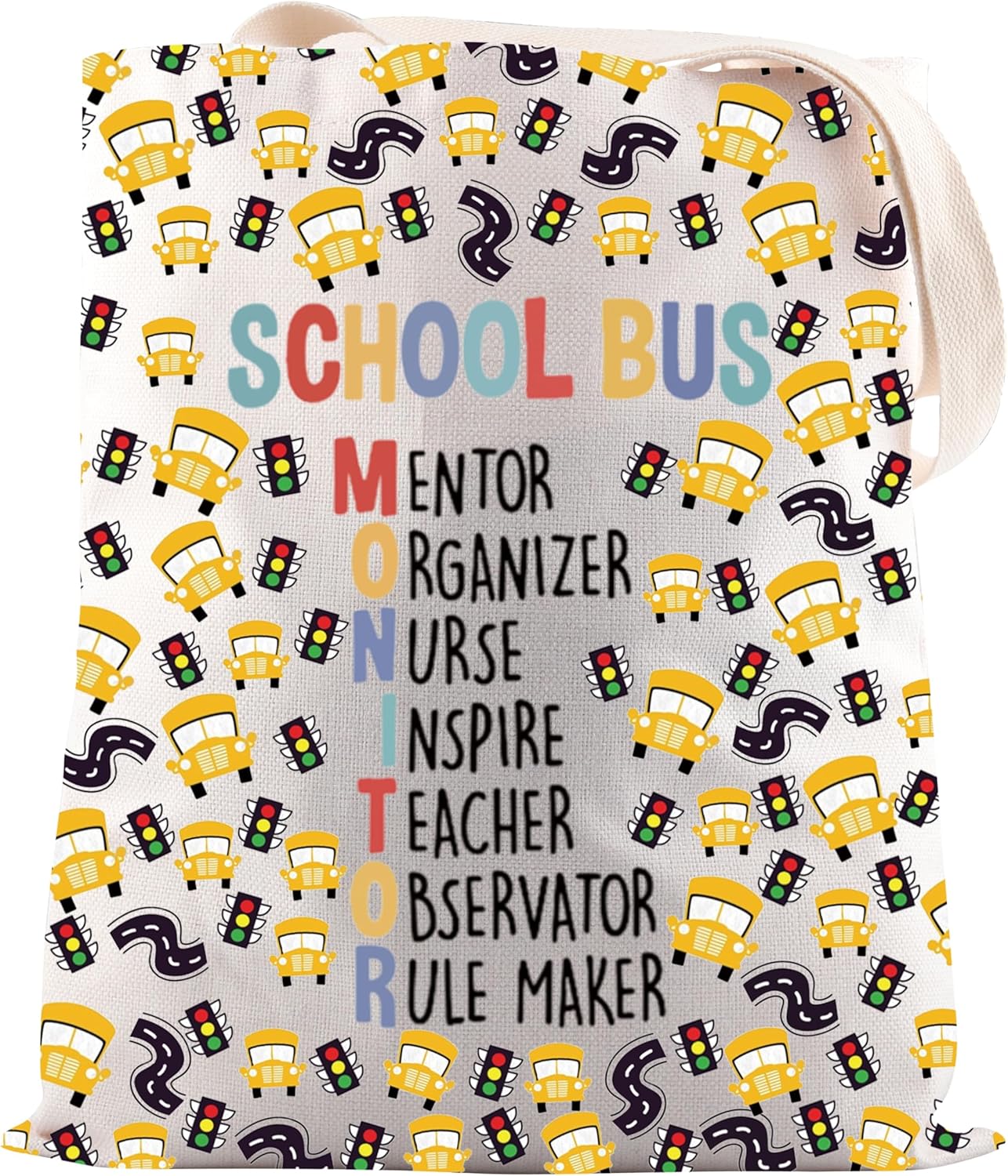 JNIAP Student Delivery Specialist Gift Bus Monitor Tote Bag Bus Aid Attendant Gift