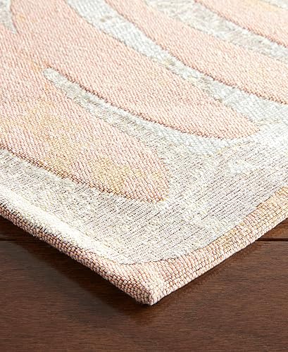 Miniatura 3 de TOWN & COUNTRY LUXE Livie Matisse Cutout Everwash Alfombra decorativa lavable multiusos para cocina, tapete de puerta de perfil bajo, alfombra de