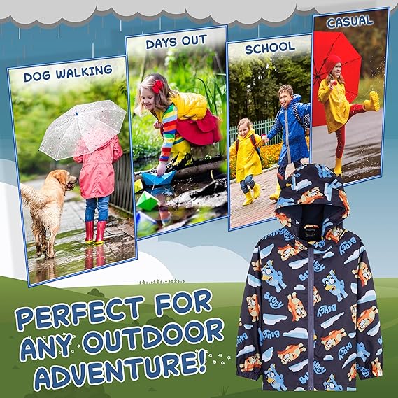 BlueY Regenpak voor kinderen, fleece gevoerd, waterdicht modderpak voor