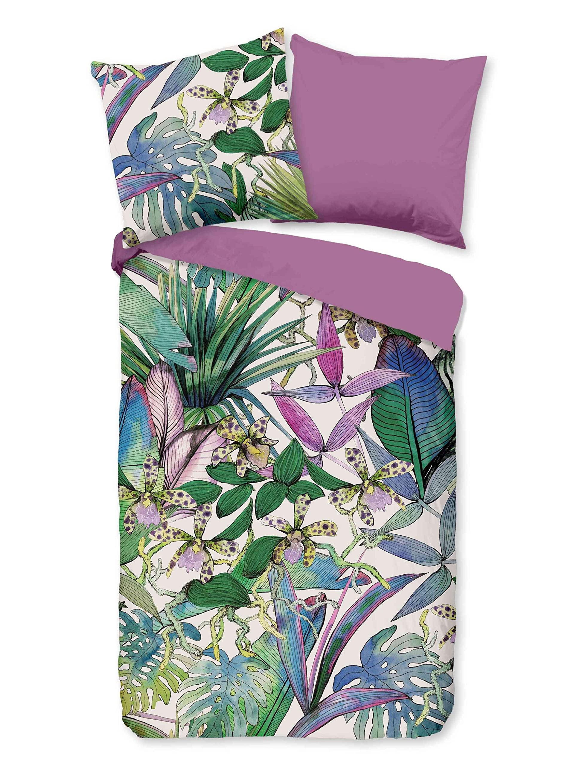 Single Duvet Cover 135 x 200 cm Microfibre No. 30360 Multi-Coloured