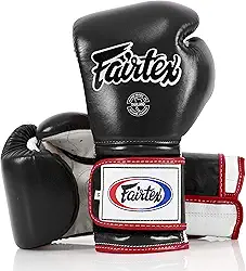 Fairtex BGV9 Muay Thai para boxeadores e treinadores profissionais | Luva estilo mexicano para rebatedores duros | Luvas de MMA para artes marciais | Luvas de boxe leves e absorventes de choque de