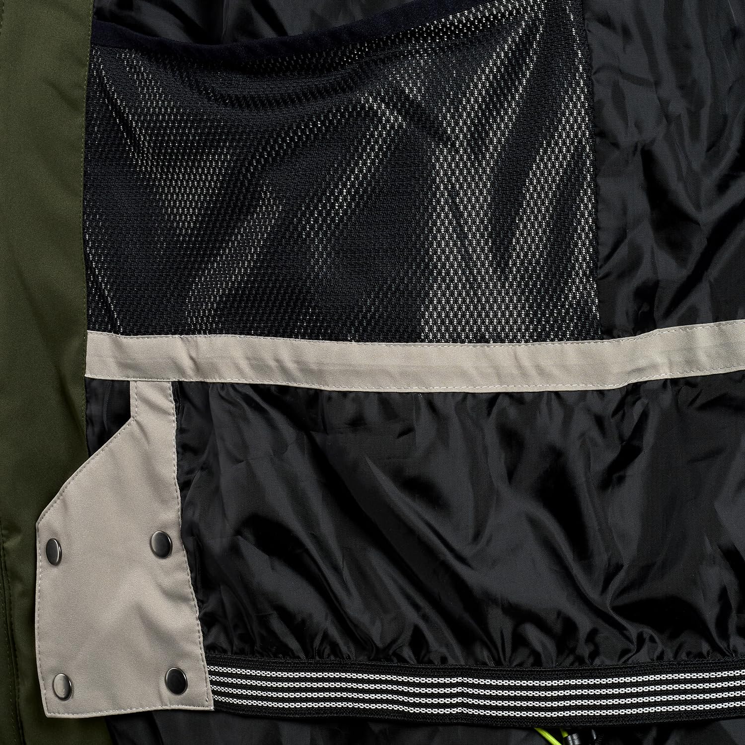 Black Crevice Herren Wintersportjacke I 10.000 mm Wassersäule I Wasserdicht & Atmungsaktiv I Ski- & Outdoorjacke mit Schneefang & abnehmbarer Kapuze I Warm & funktional