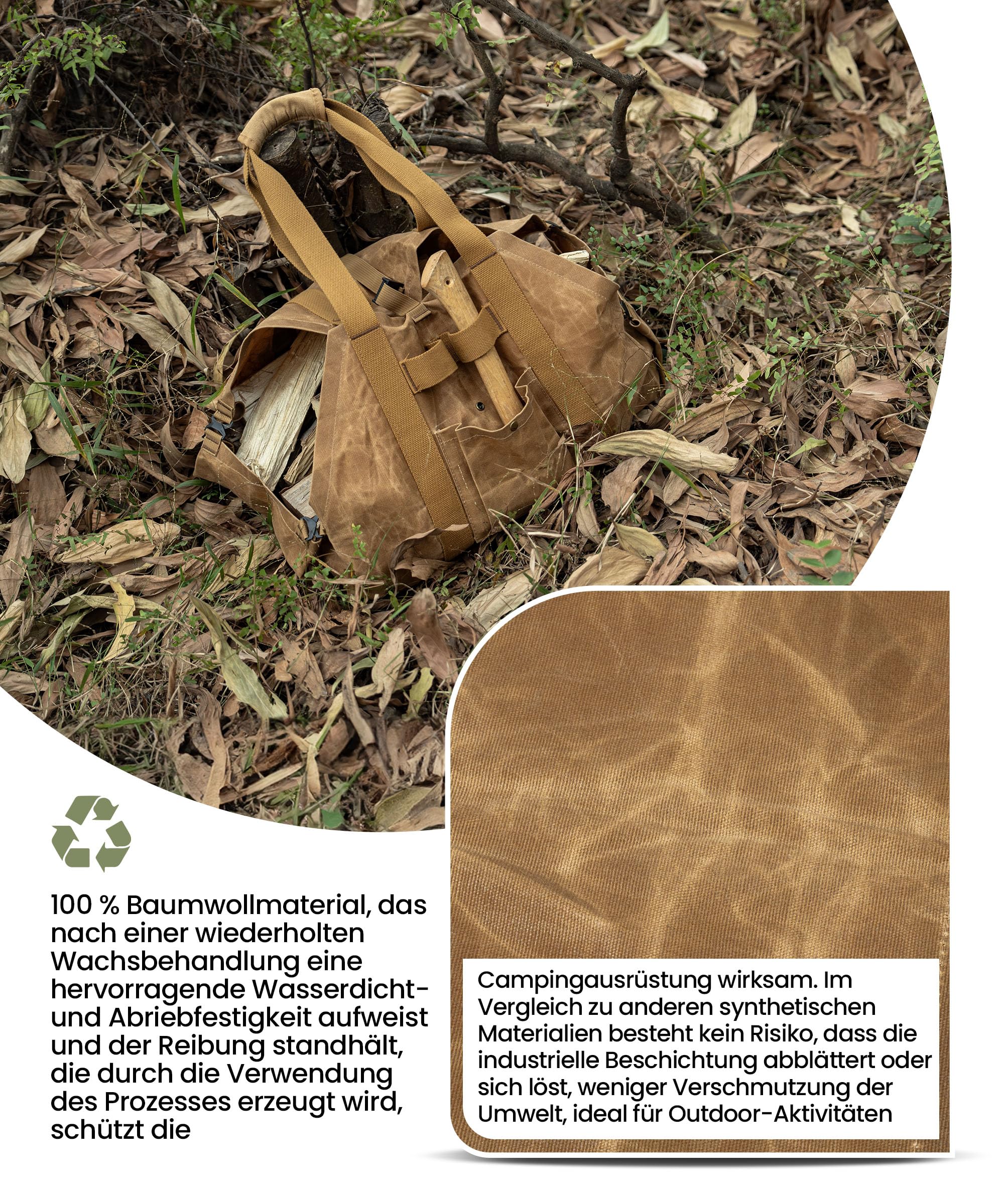 Brandhoutzak: De Stijlvolle 2-in-1 Brandhouttas Van Rabatini Ideaal Voor Het Vervoer Van Brandhout Of Brandhout Een Perfecte Vervanging Voor Een Houten Mand Voor Haardhout
