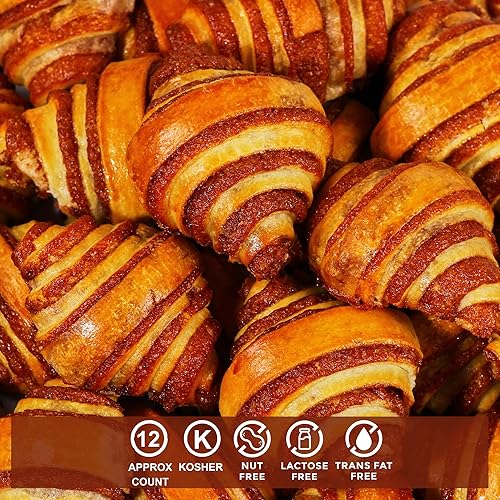Miniatura 3 de Rollos de canela  Bollos de canela  Pastelería de desayuno  Rugelach Pasteles Croissants de canela  Sin colorantes añadidos  Sin lácteos y nueces