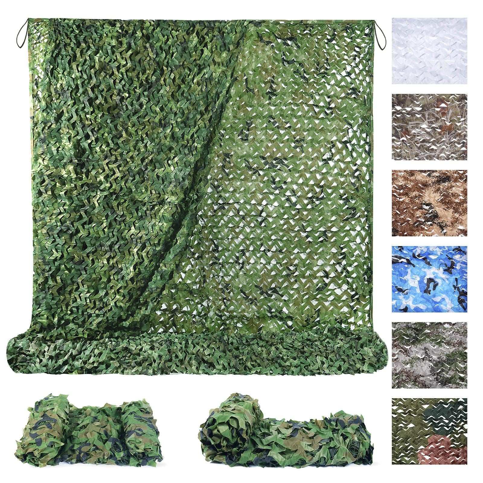 Sposuit Tarnnetz, Tarnnetz, 3 x 3 m, 3 x 6 m, Oxford-Gewebe, Tarnnetze, Militärüberschuss, Jagdrollo für Hirschständer, Partyzubehör, Dekorationen