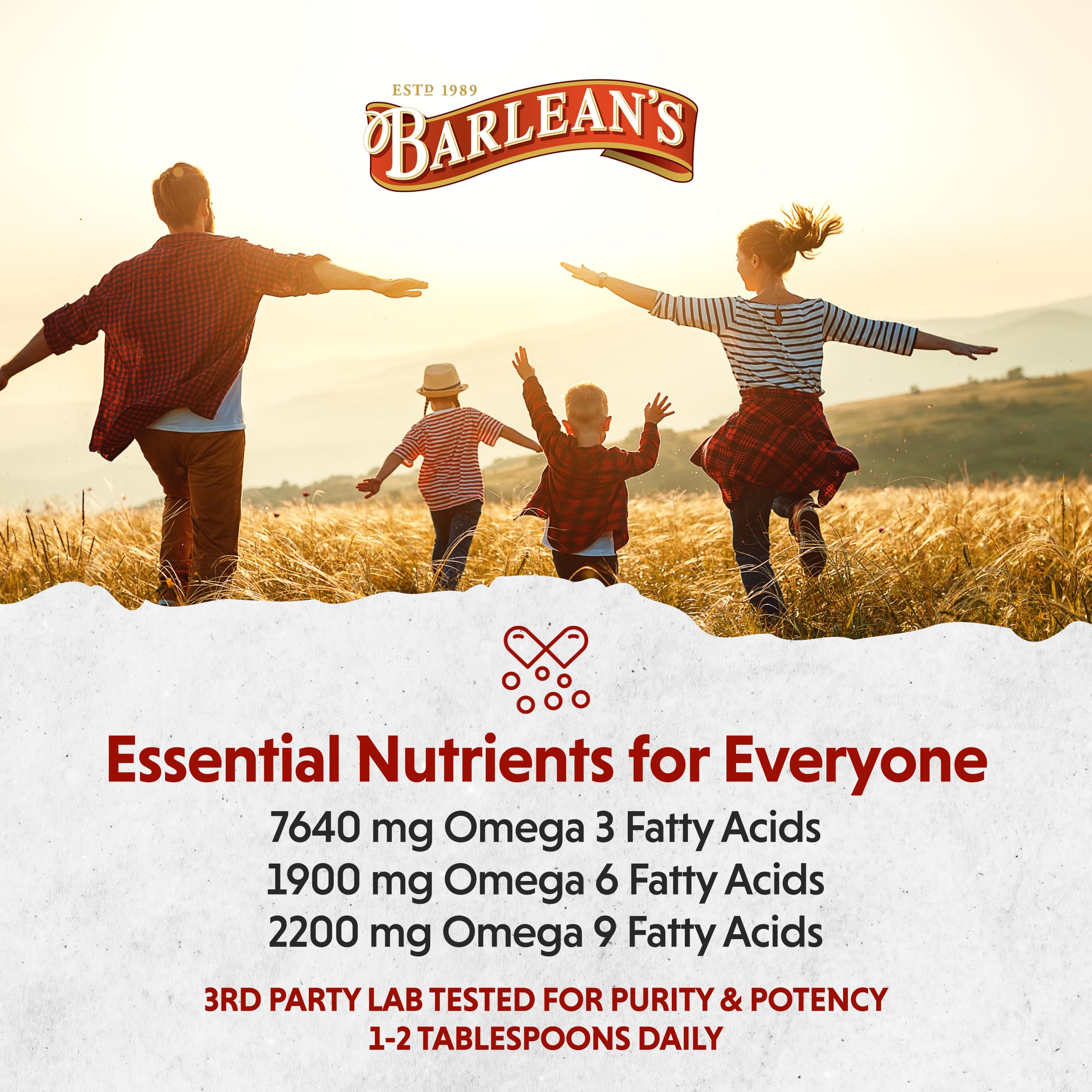 Barlean's Organic Flaxseed Oil, 7640mg ALA Omega-3, Cold-Pressed, 32oz — Amazon image 6