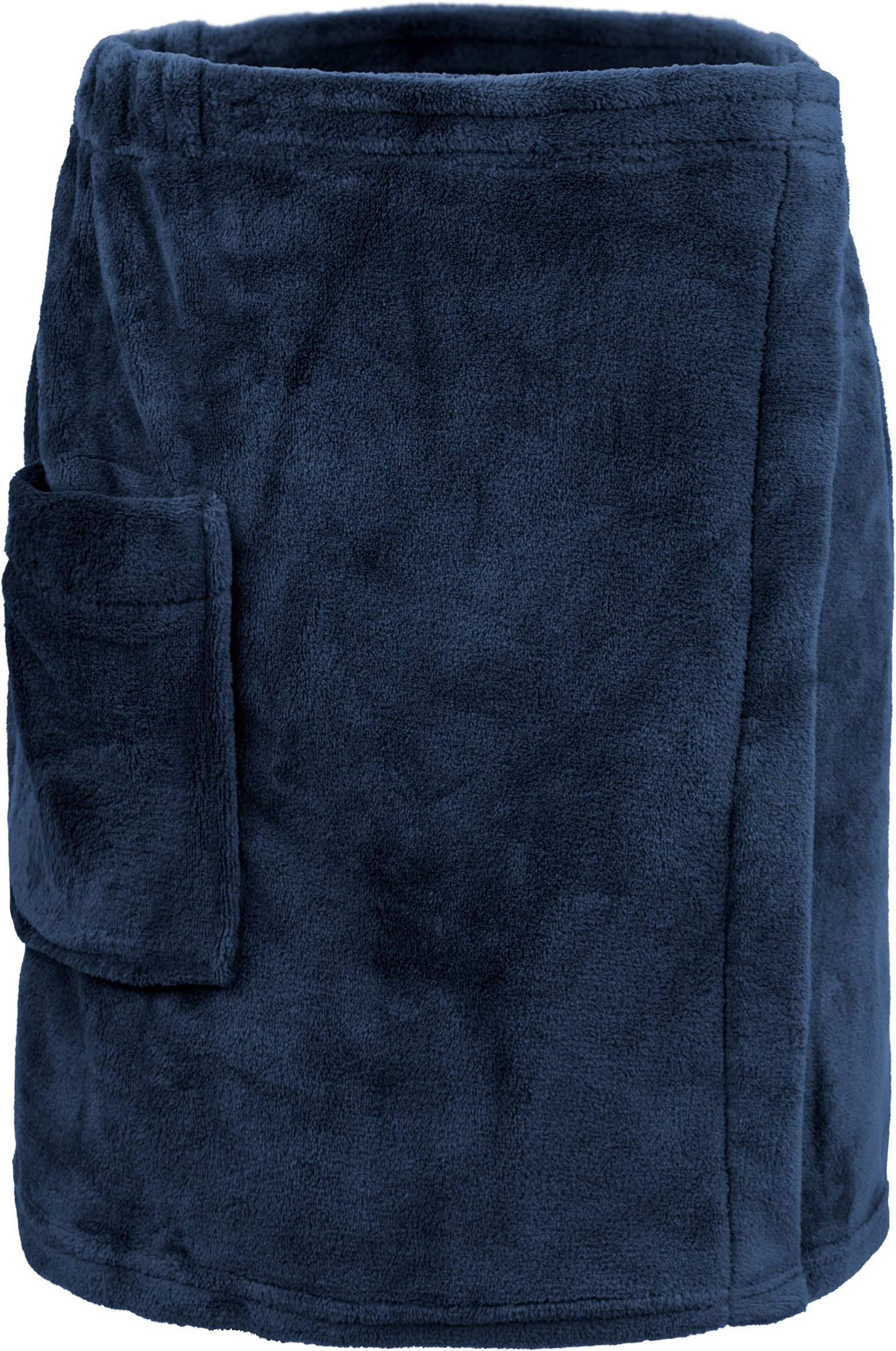 Leisureland Men's Plush Fleece Wrap, Spa Gym Bath Wrap