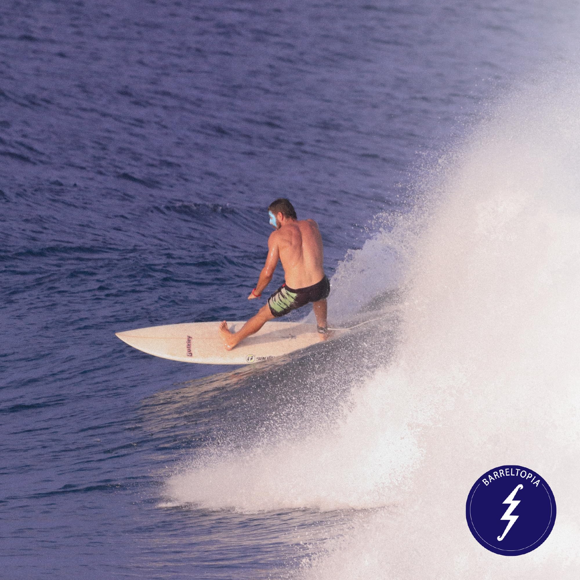 Barreltopia Surf Stick Solaire Visage 50+ Zinc Crème Couleurs - Protection Solaire Visage SPF 50 - Sunscreen Waterproof Éco Naturel