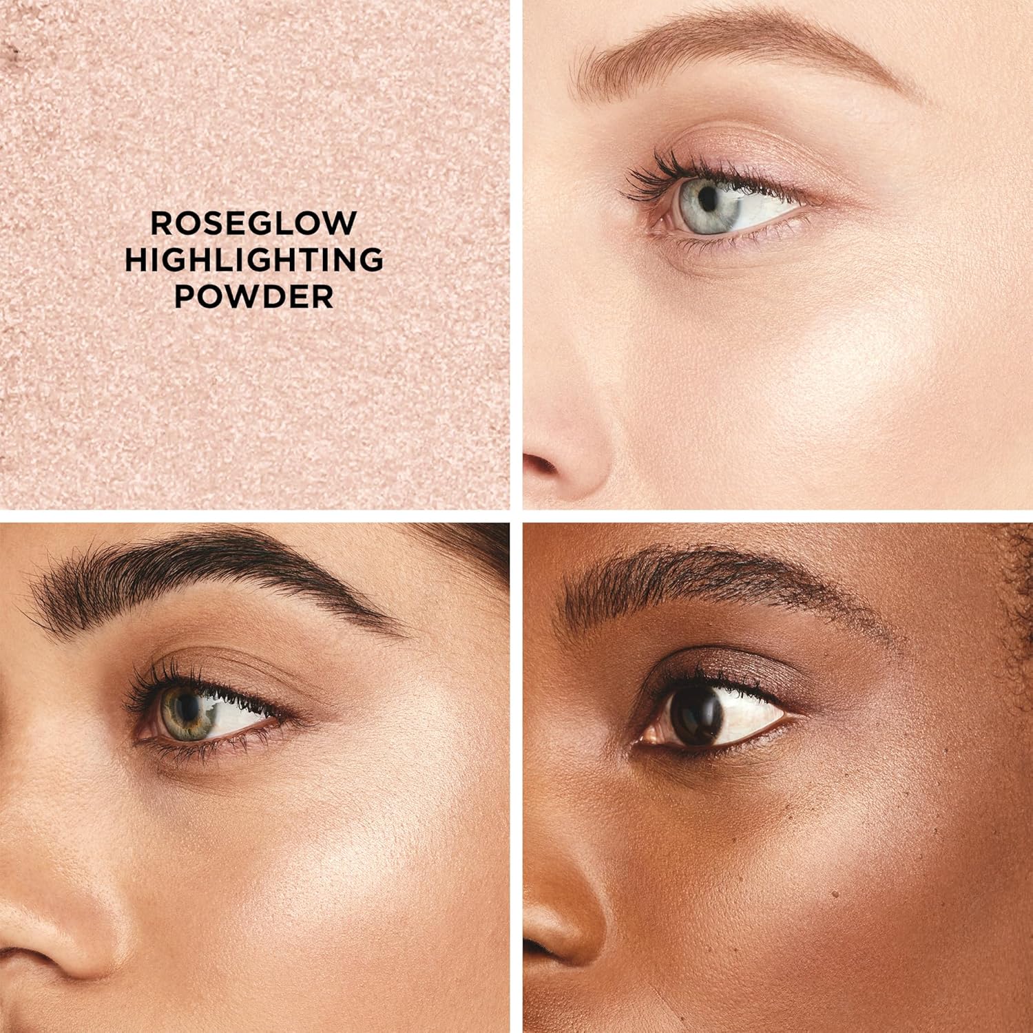 Laura Mercier RoseGlow Highlighting Powder, Rosy Neutral Highlighter Makeup, Buildable Coverage, Natural Dewy Finish, For All Skin Tones, Light Reflecting Pearls - Image 3