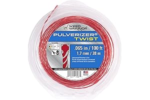 Weed Warrior Pulverizer Twist Universal Trimmer Line, 0.065" Diameter x 100'