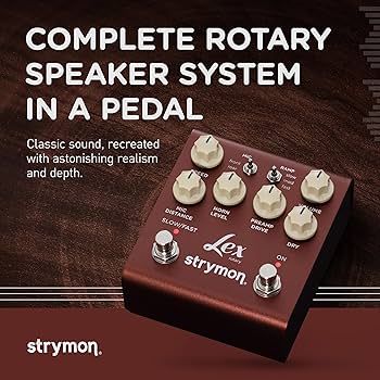 Amazon.com: Strymon Lex V2 Rotary Speaker Guitar Effects Pedal for
