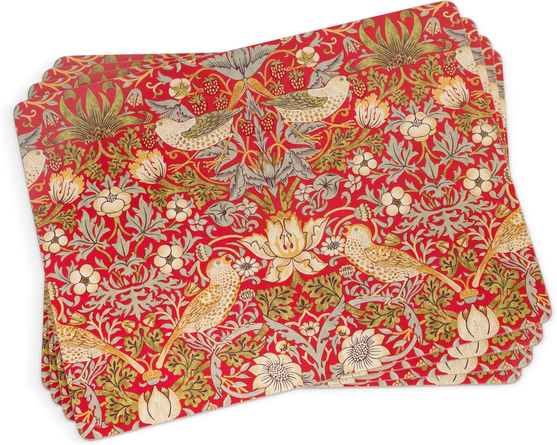 Pimpernel Morris & Co Strawberry Thief Red Collection