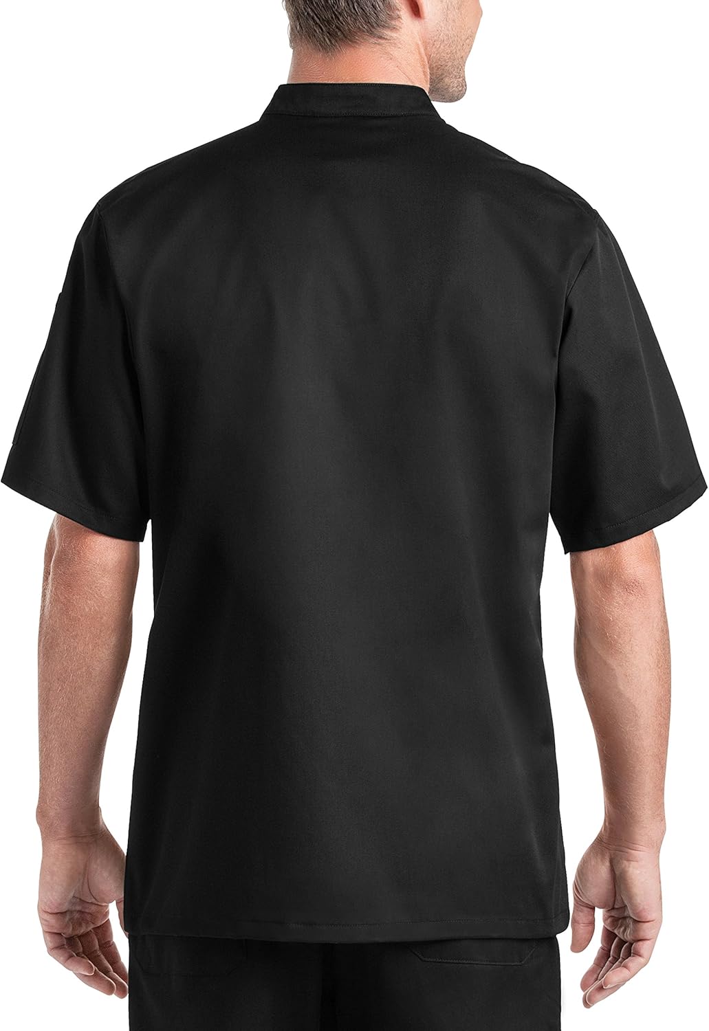 On The Line Men's Chef Coat - Double Breasted, Short Sleeve Kitchen Jacket - Image 5