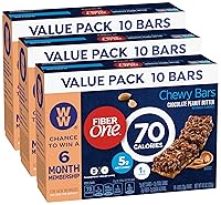 Vista 5 de Barras de snack masticables Fiber One de 70 calorías, chocolate, 5 unidades (Paquete de 2)