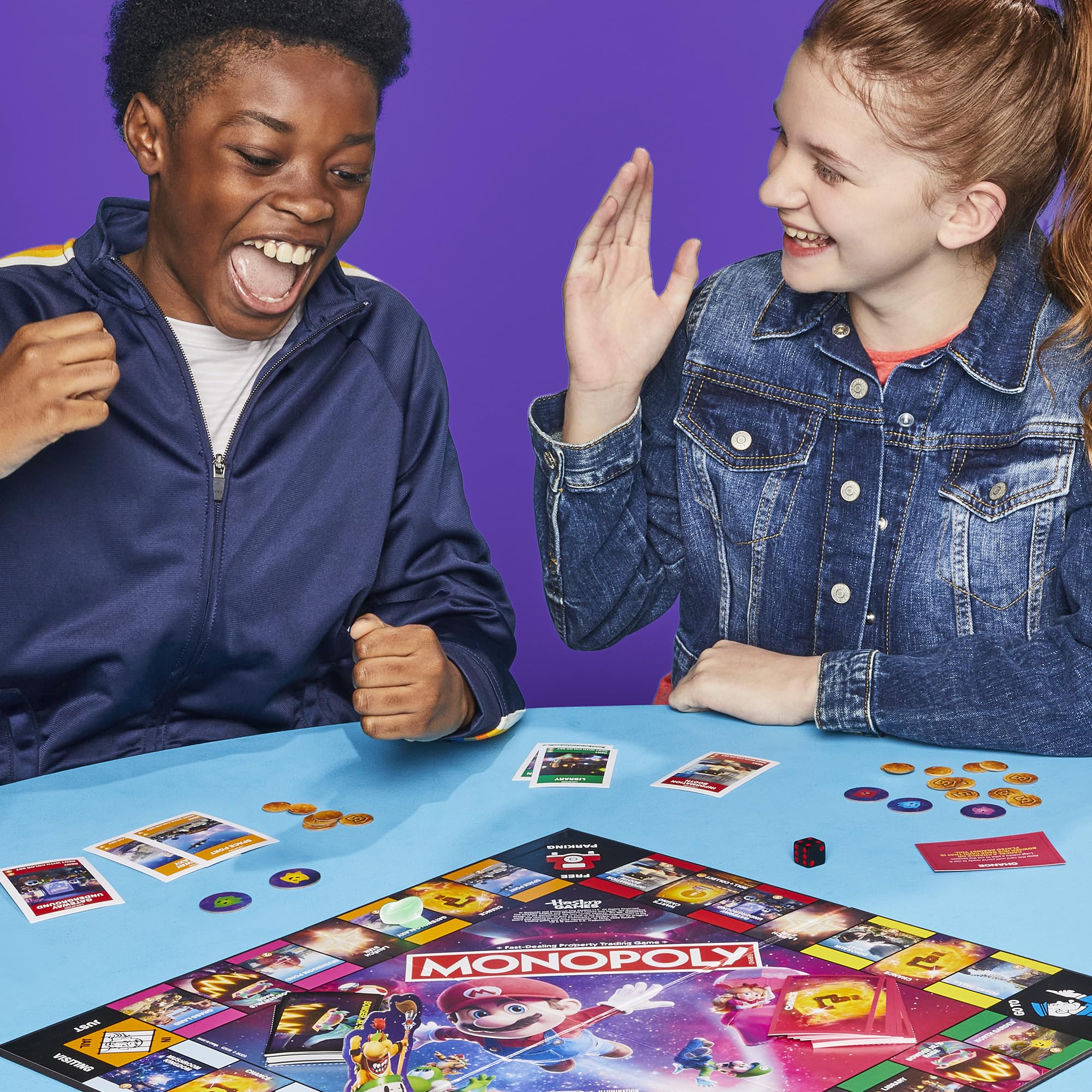 Monopoly: The Super Mario Galaxy Movie Edition Brettspiel I lustige Familienspiele für Kinder, Jugendliche, Erwachsene | 2 bis 6 Spieler | ab 8 Jahren - Englische Version
