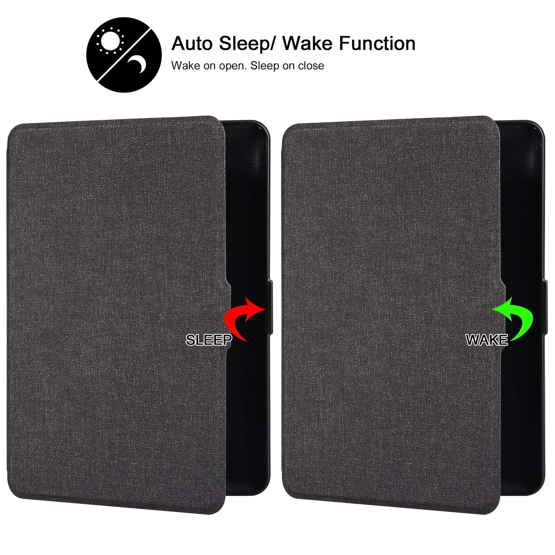 Custodia Impermeabile Con Funzione Di Spegnimento Automatico Per Kindle Oasis 7" (9a E 10a Gen) – Pelle Sintetica, Leggera, Chiusura Magnetica, Copertura 360°