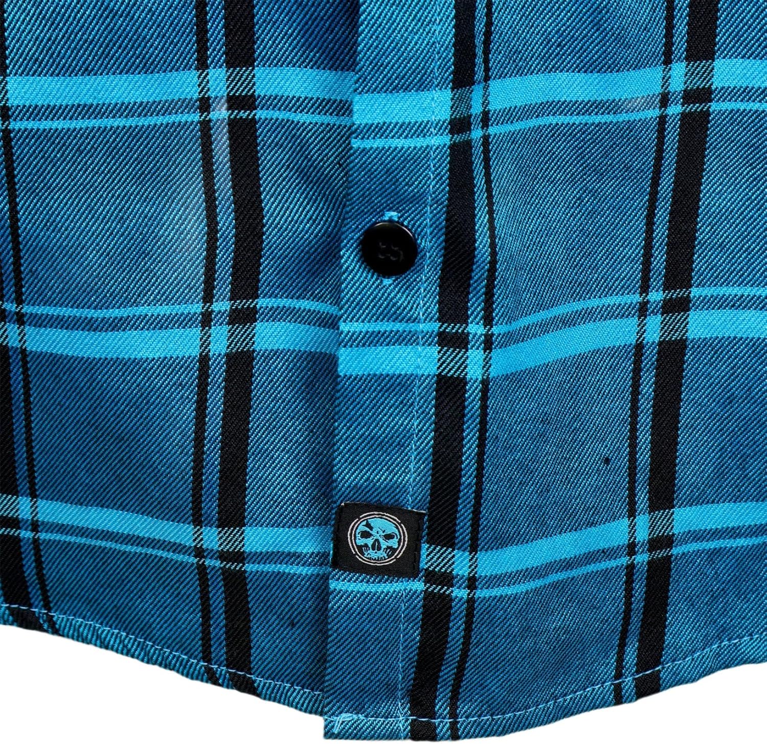The Survivor Teal Flannel (Hidden Snap Collars) - Image 7