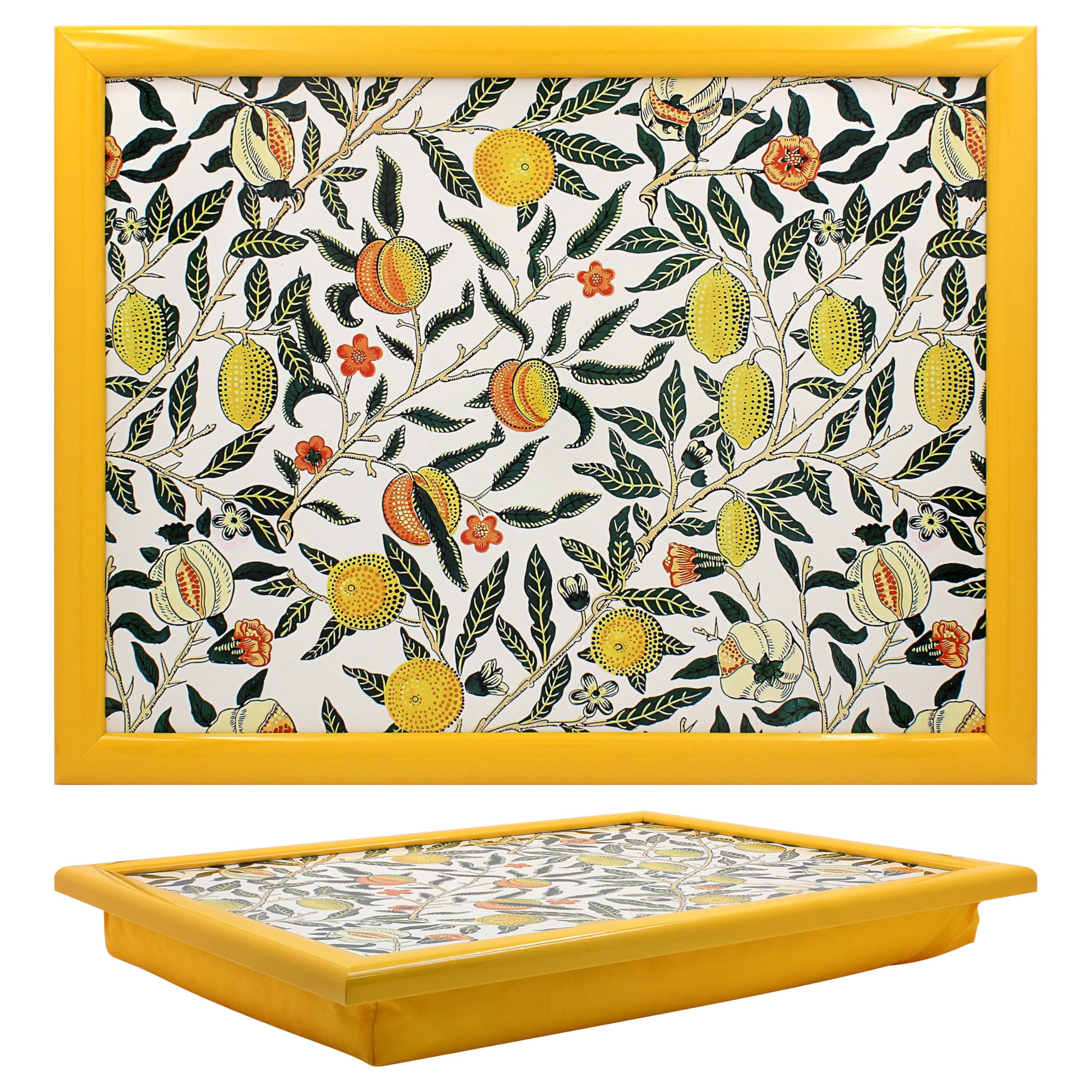 The Leonardo Collection Fruits Laptray Cushioned Lap Tray - William Morris' Fruits Design