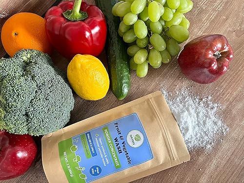Miniatura 5 de NATREE Lavado de frutas y verduras - Spray o remojo, hace 10 x 17 oz en aerosol, concentrado en polvo 1 lb (paquete de 2)