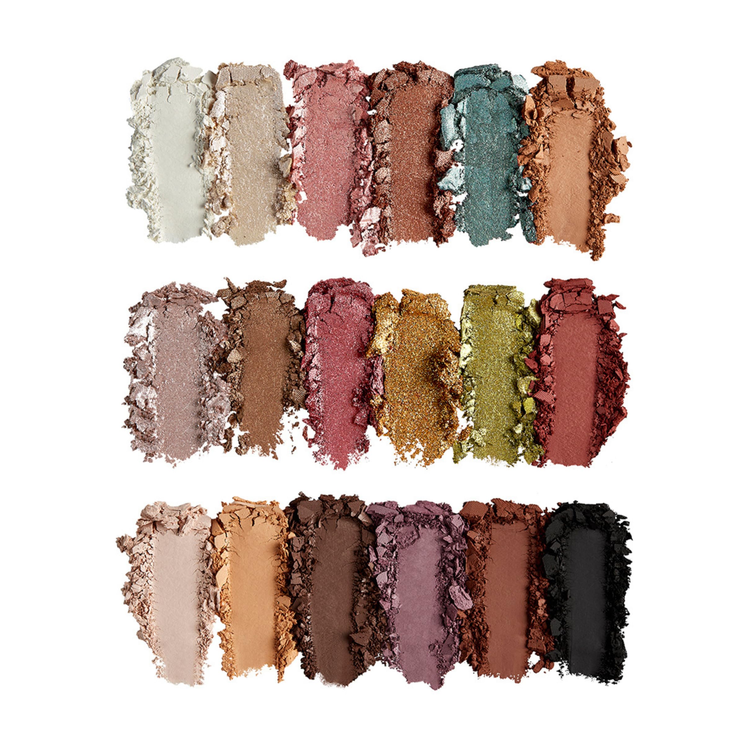 Sigma Beauty Diana Saldana Lidschatten-Palette – 18 einzigartige Lidschattenfarben, ausgewählt von Influencerin Diana Saldana, mit Spiegel