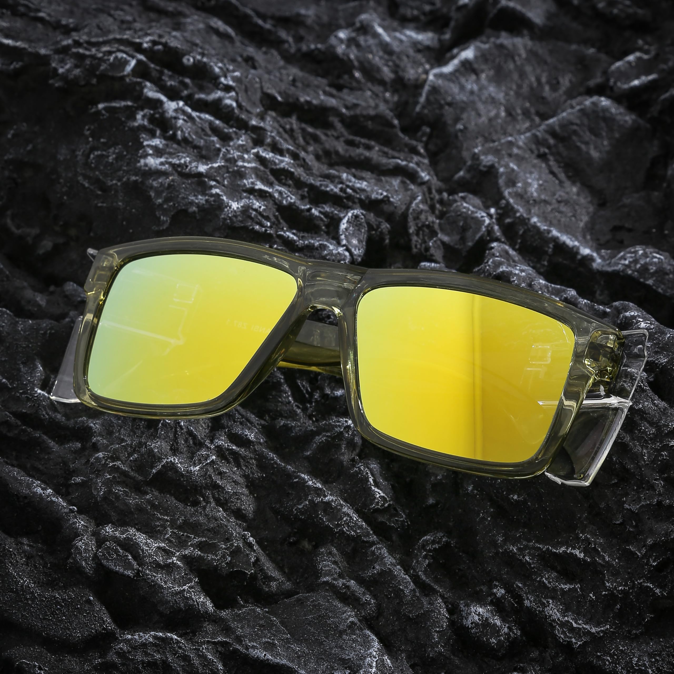 Gafas de sol de seguridad Z87 resistentes, lentes polarizadas UV400, protectores laterales extraíbles