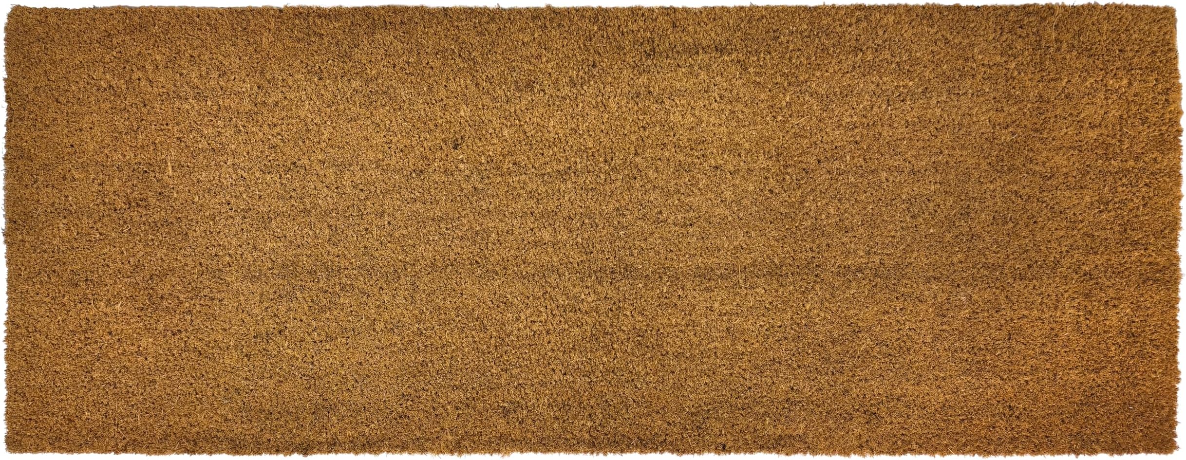 Homescapes Zerbino In Fibra Di Coco Naturale 'HOME' - Dimensioni 45x75 Cm, Adatto Per Interni Ed Esterni, Resistente, Fondo In PVC, Design Accogliente